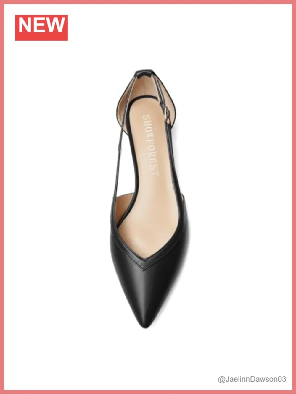Women's Pointed Toe Low Chunky Heel Pumps, Faux Leather Block Heel Dress Shoes
